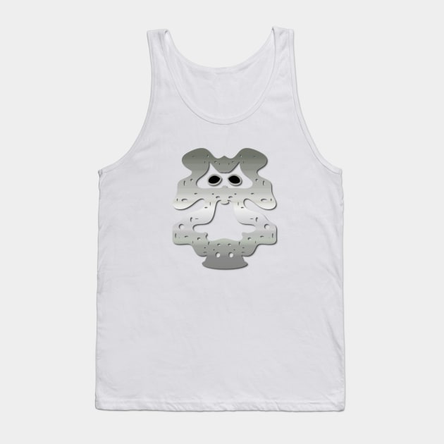 MOSS SECOND, SILVER. SAMER BRASIL Tank Top by Samer Brasil